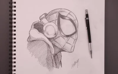 How to Draw a Sketch of Miles Morales as Spider-Man?