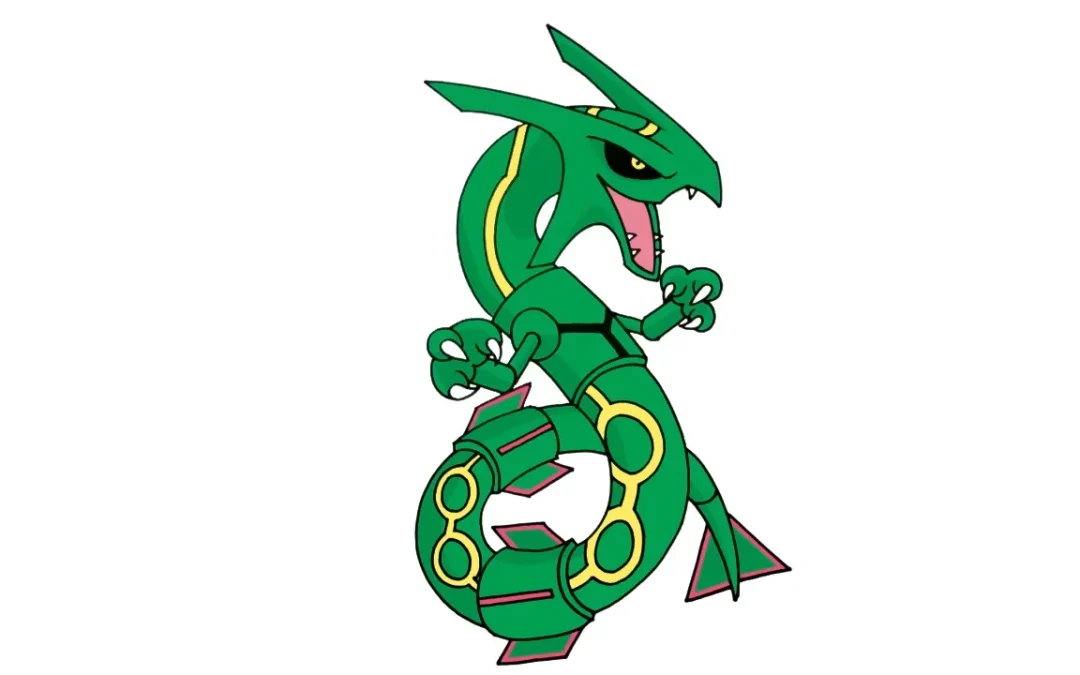 How to Draw Rayquaza from Pokémon