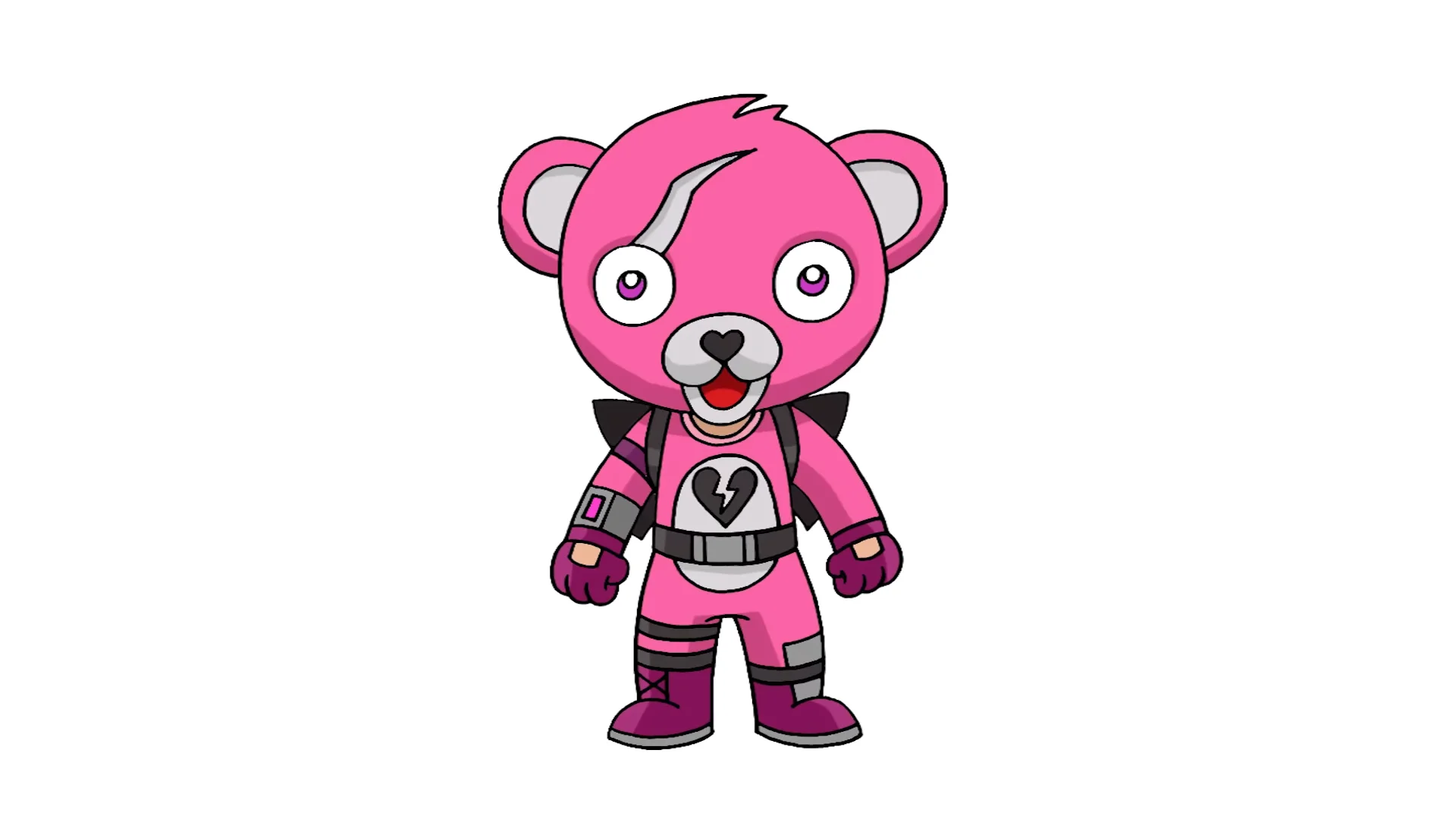 How to Draw Cuddle Team Leader: Fortnite